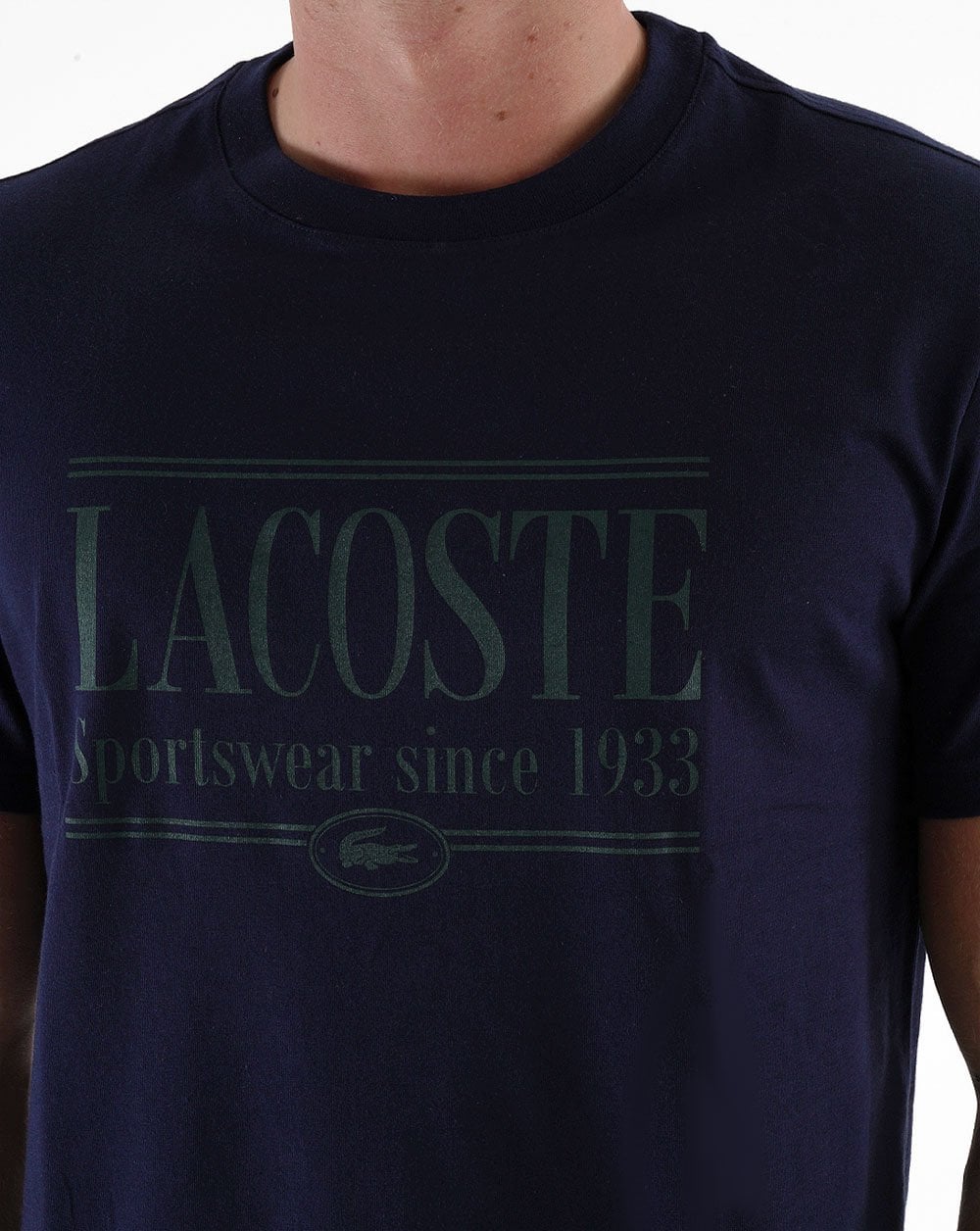 Lacoste Logo T-shirt Navy - Image 2