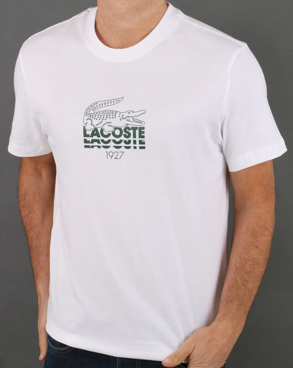 Lacoste Logo T-shirt White - Image 3