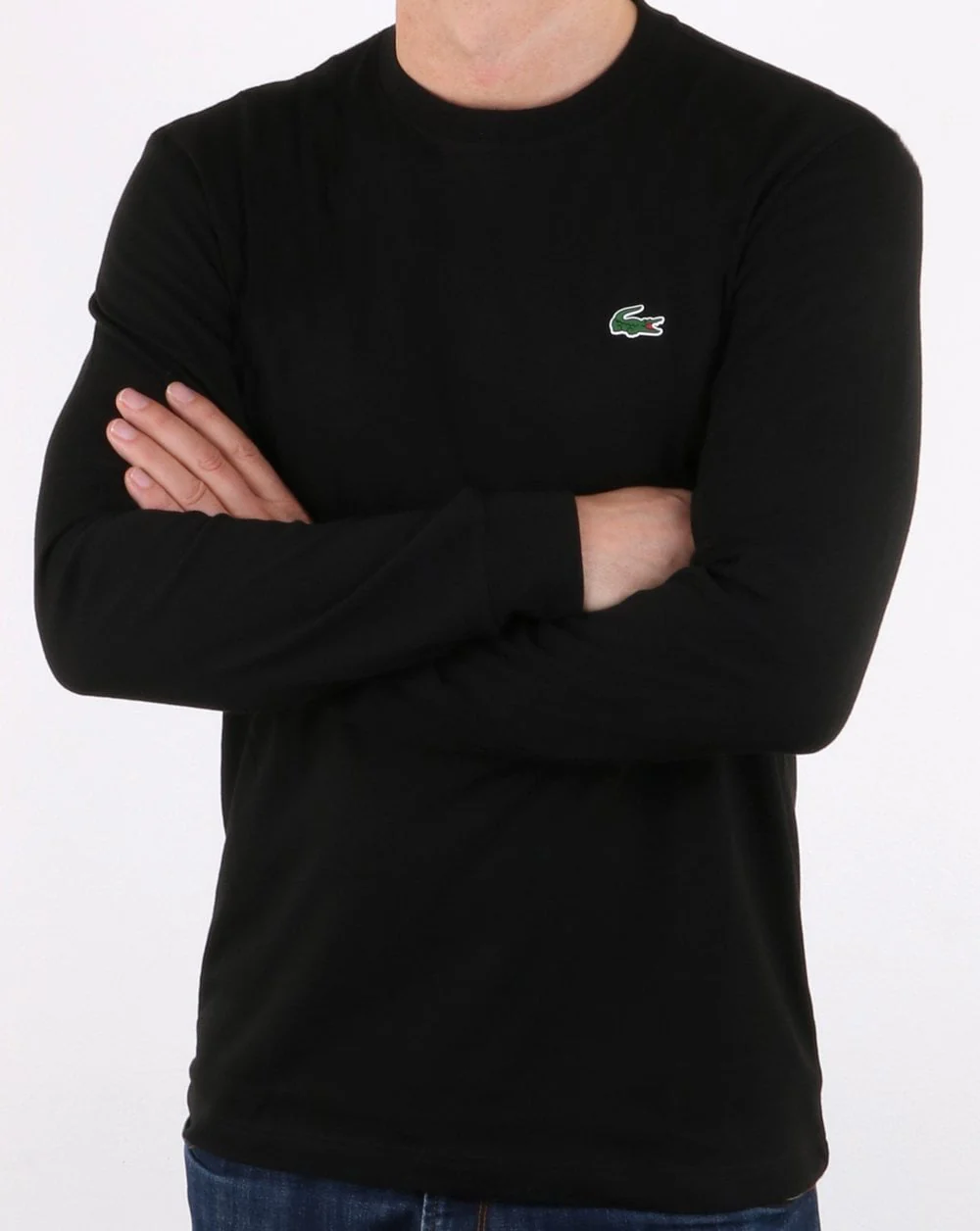 Lacoste Long Sleeve T-shirt Black - Image 3