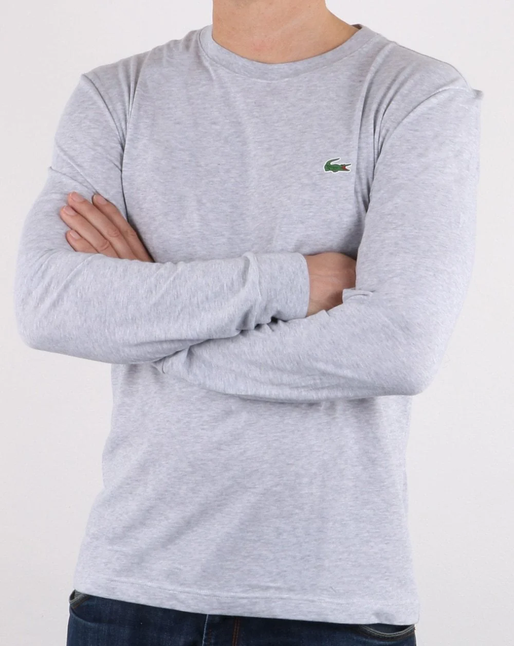 Lacoste Long Sleeve T-shirt Grey - Image 3
