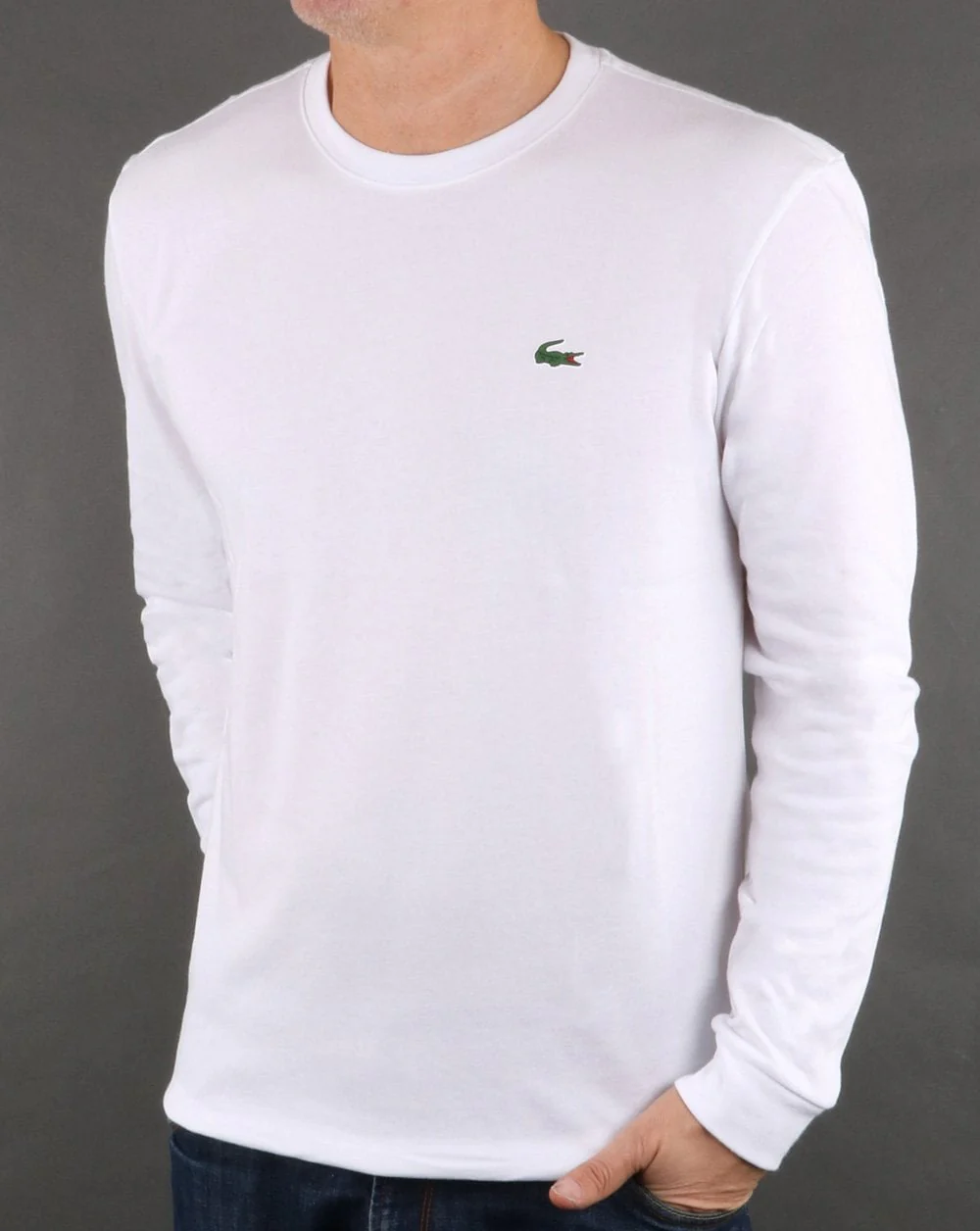 Lacoste Long Sleeve T-shirt White - Image 2