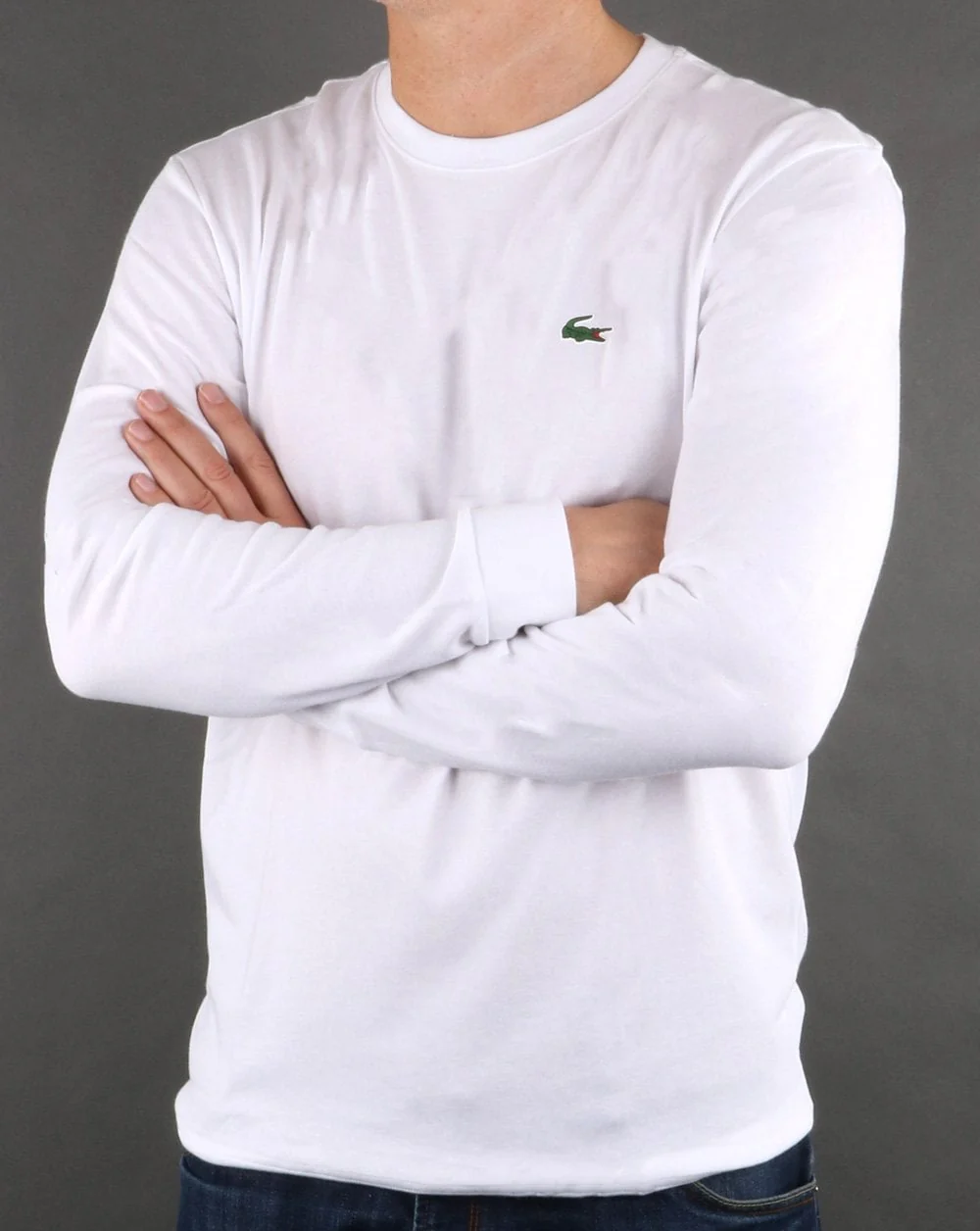 Lacoste Long Sleeve T-shirt White - Image 3