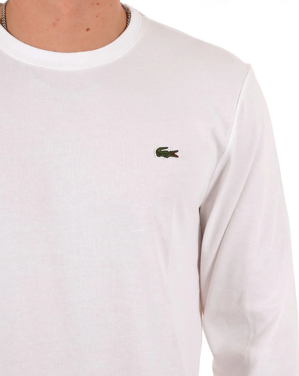 Lacoste Long Sleeve T-shirt White - Image 2