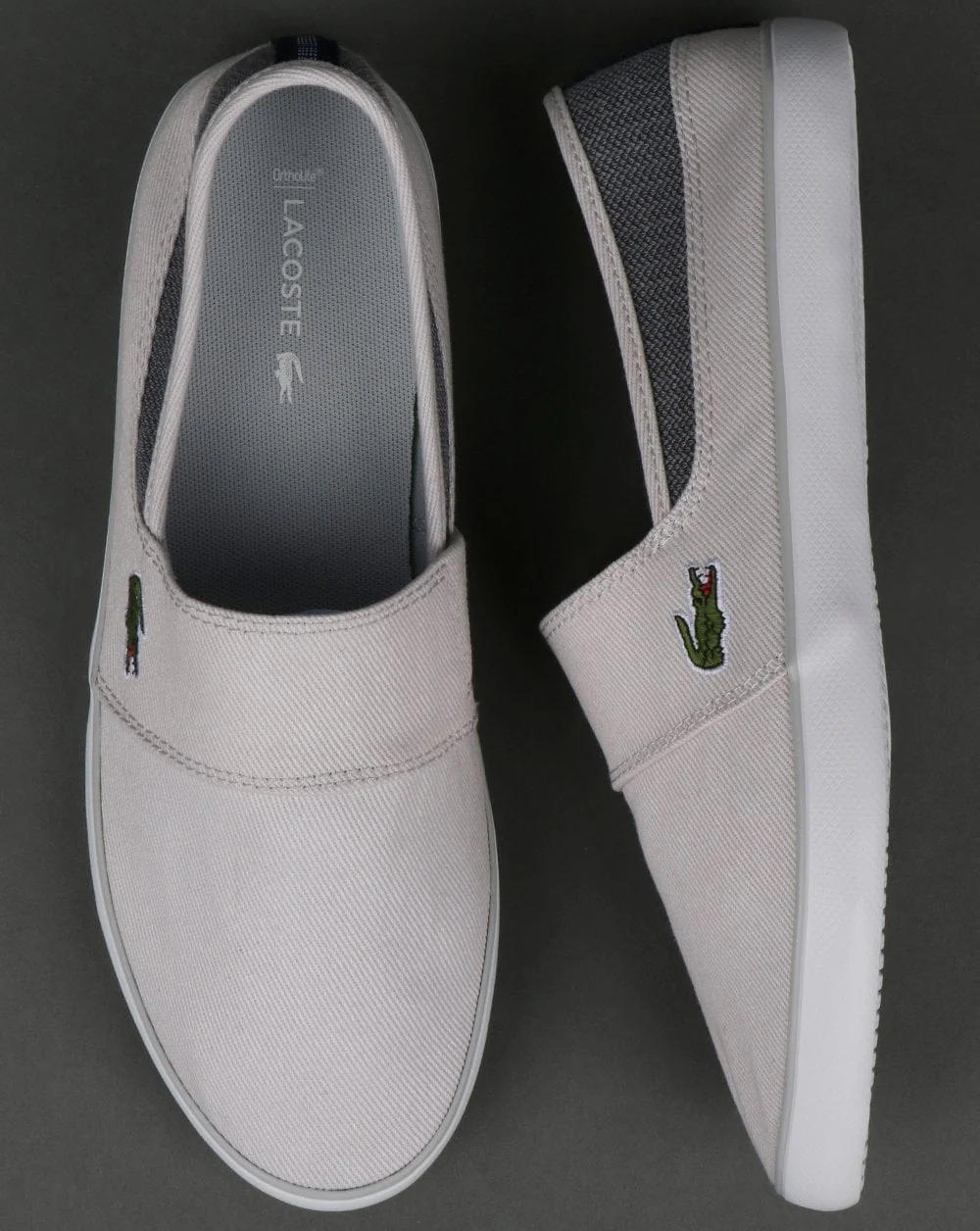 Lacoste Marice Slip On Espadrille Grey/Grey - Image 2