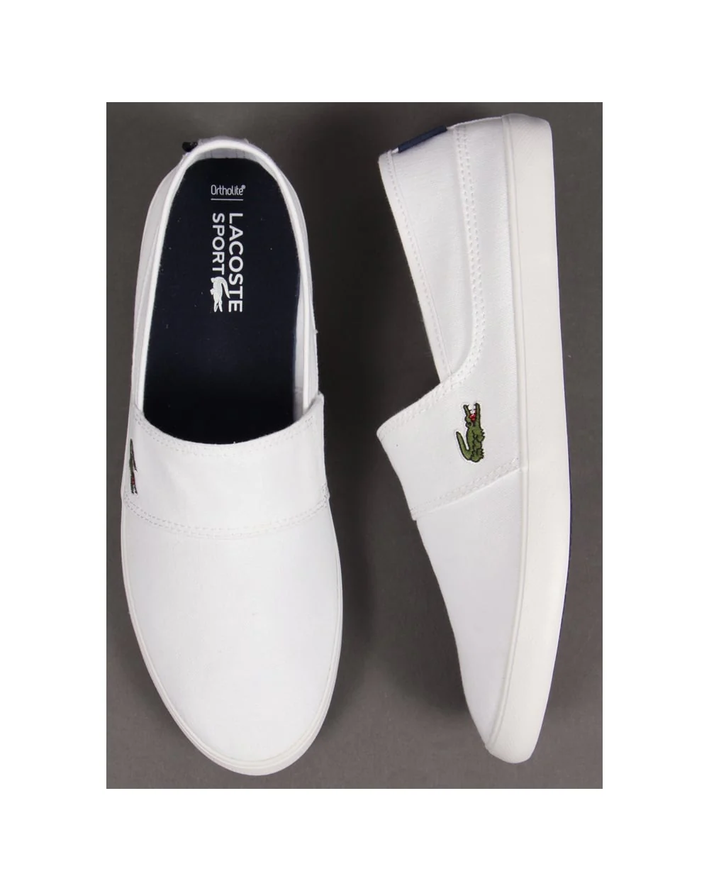 Lacoste Marice Slip On Espadrille style- White - Image 2