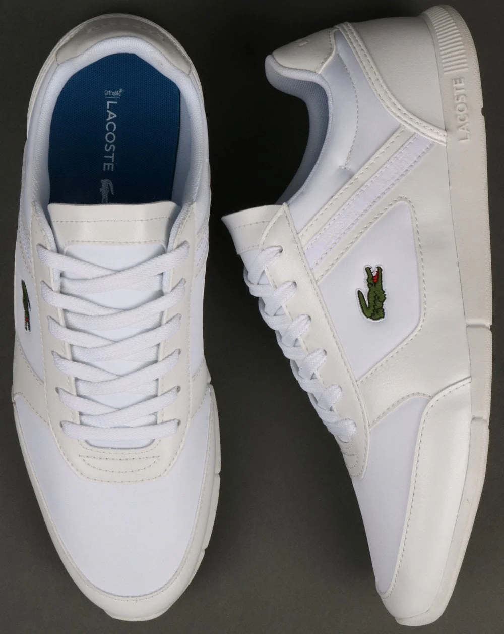 Lacoste Menerva Sport Trainer White/Navy - Image 2