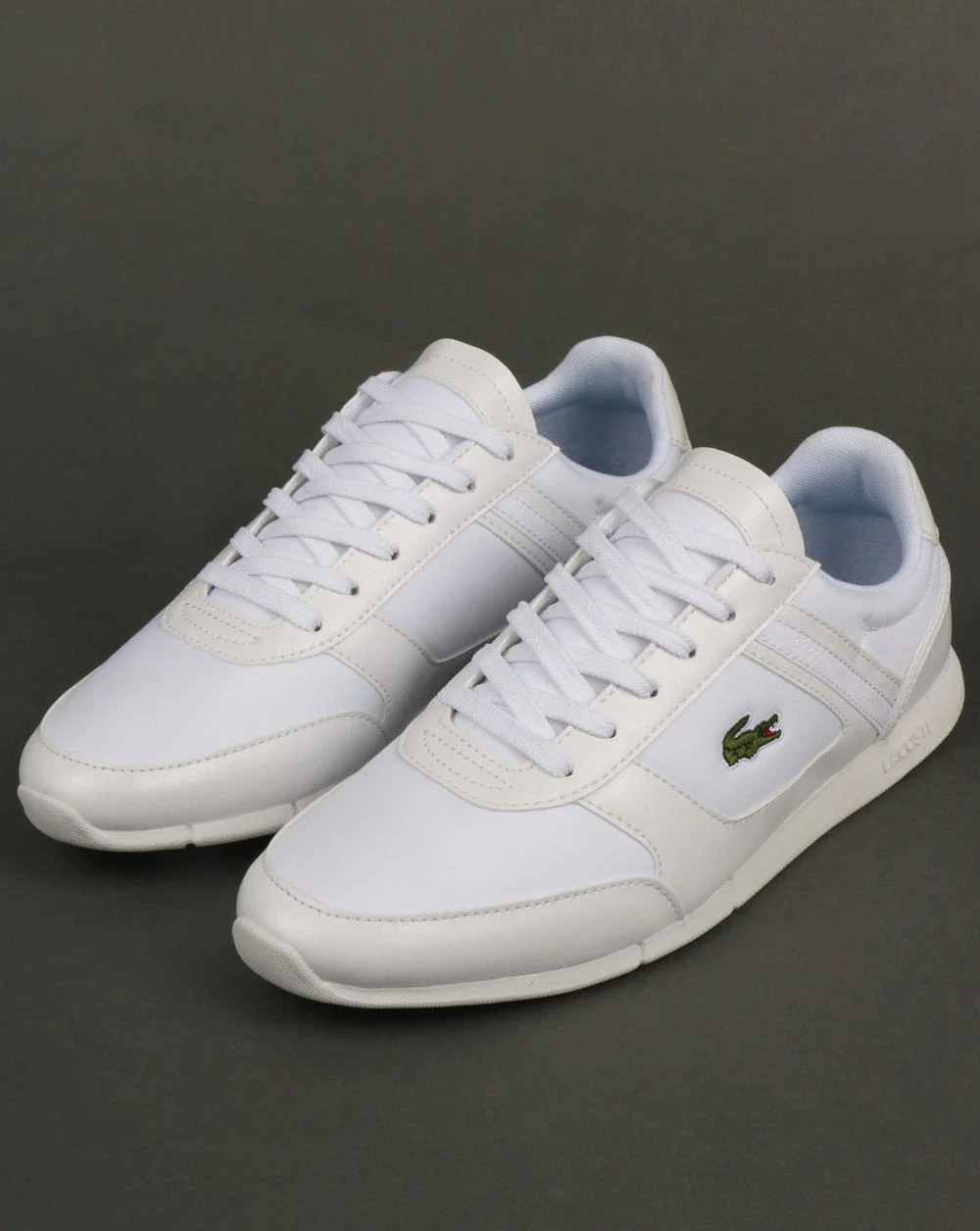 Lacoste Menerva Sport Trainer White/Navy - Image 3