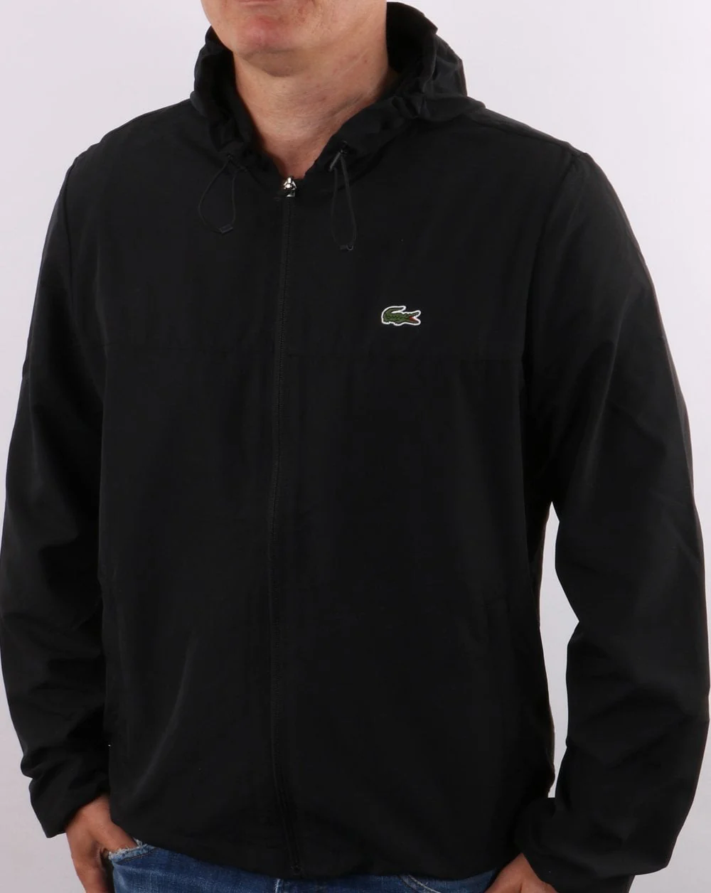 Lacoste Packable Windbreaker Black - Image 2