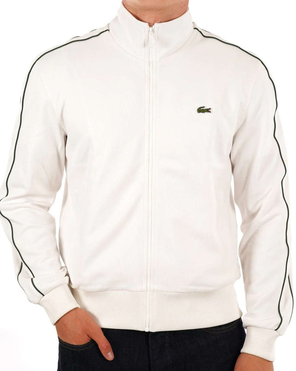Lacoste Paris Pique Track Jacket White
