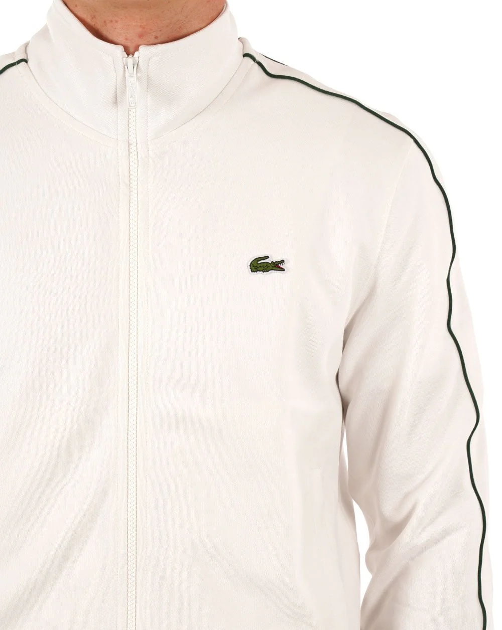 Lacoste Paris Pique Track Jacket White - Image 2