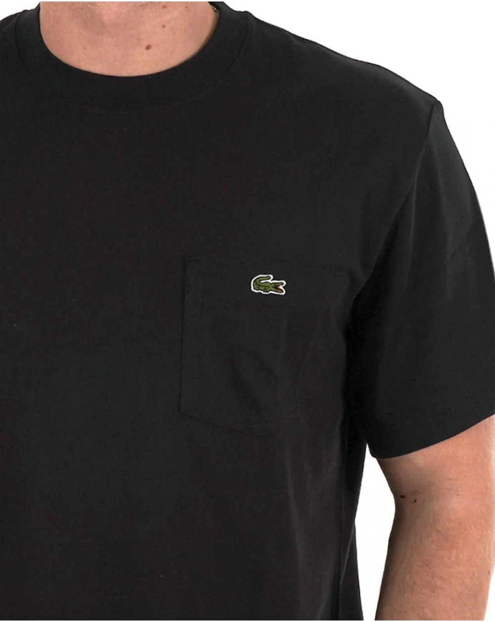 Lacoste Pocket T Shirt Black - Image 2