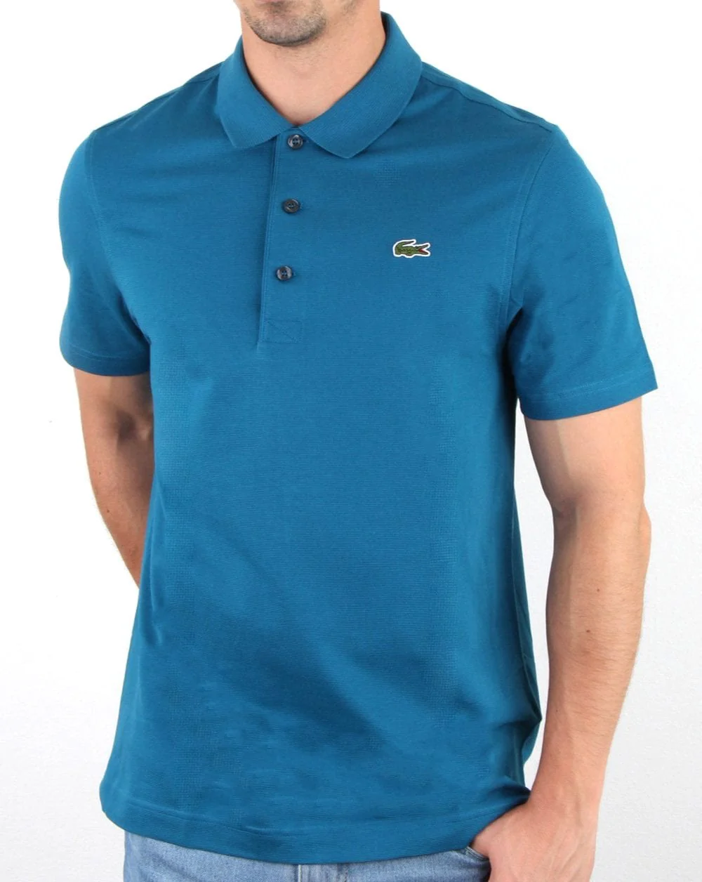 Lacoste Polo Shirt Bright Blue - Image 4