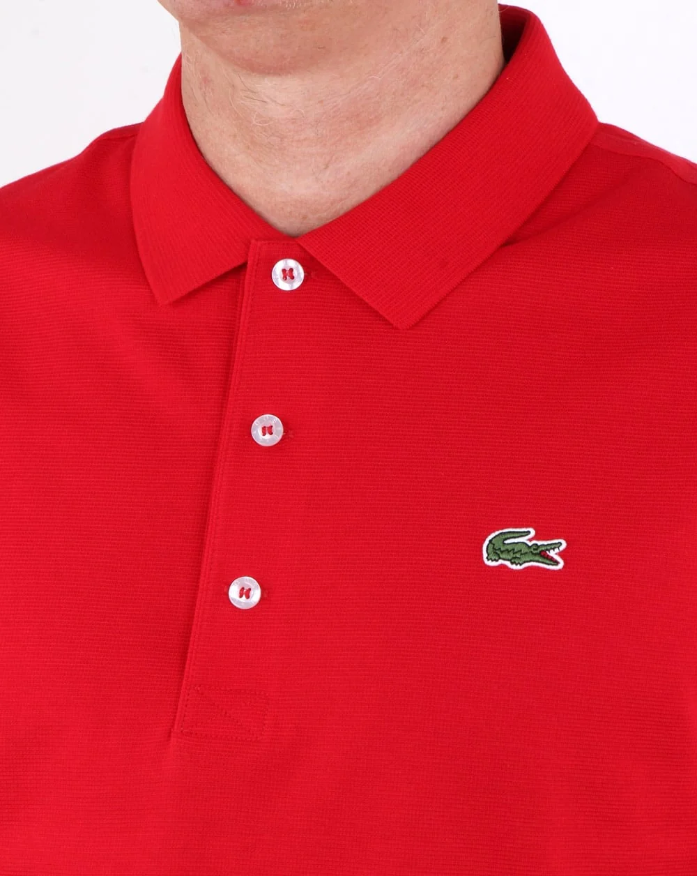 Lacoste Polo Shirt Red - Image 3