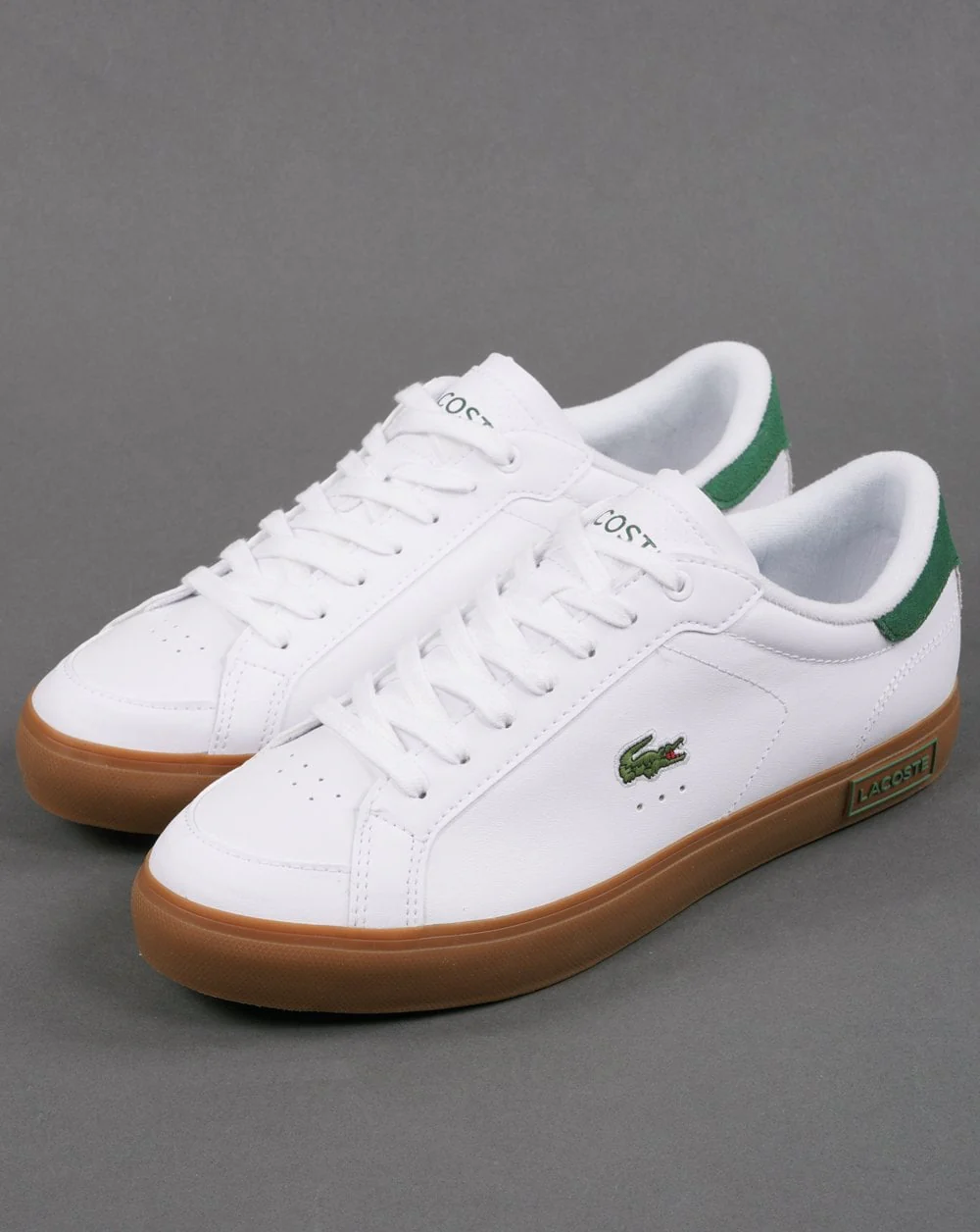 Lacoste Powercourt Trainer 123 1 SMA White/Gum - Image 2