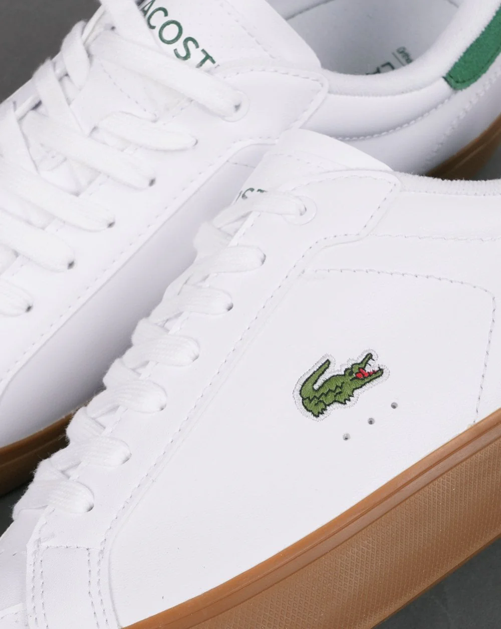 Lacoste Powercourt Trainer 123 1 SMA White/Gum - Image 3