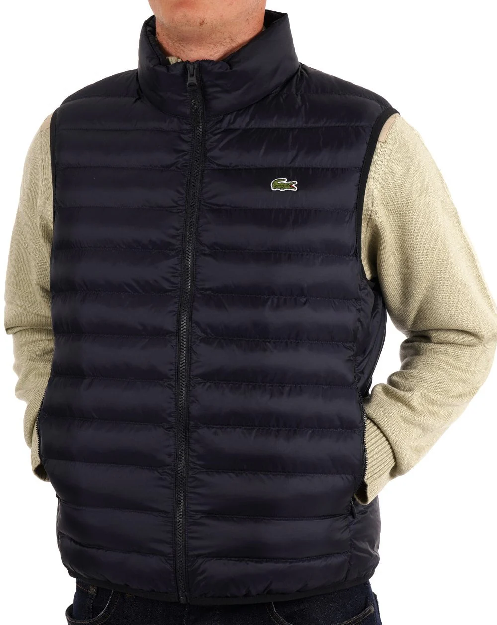 Lacoste Puffed Gilet Navy - Image 3