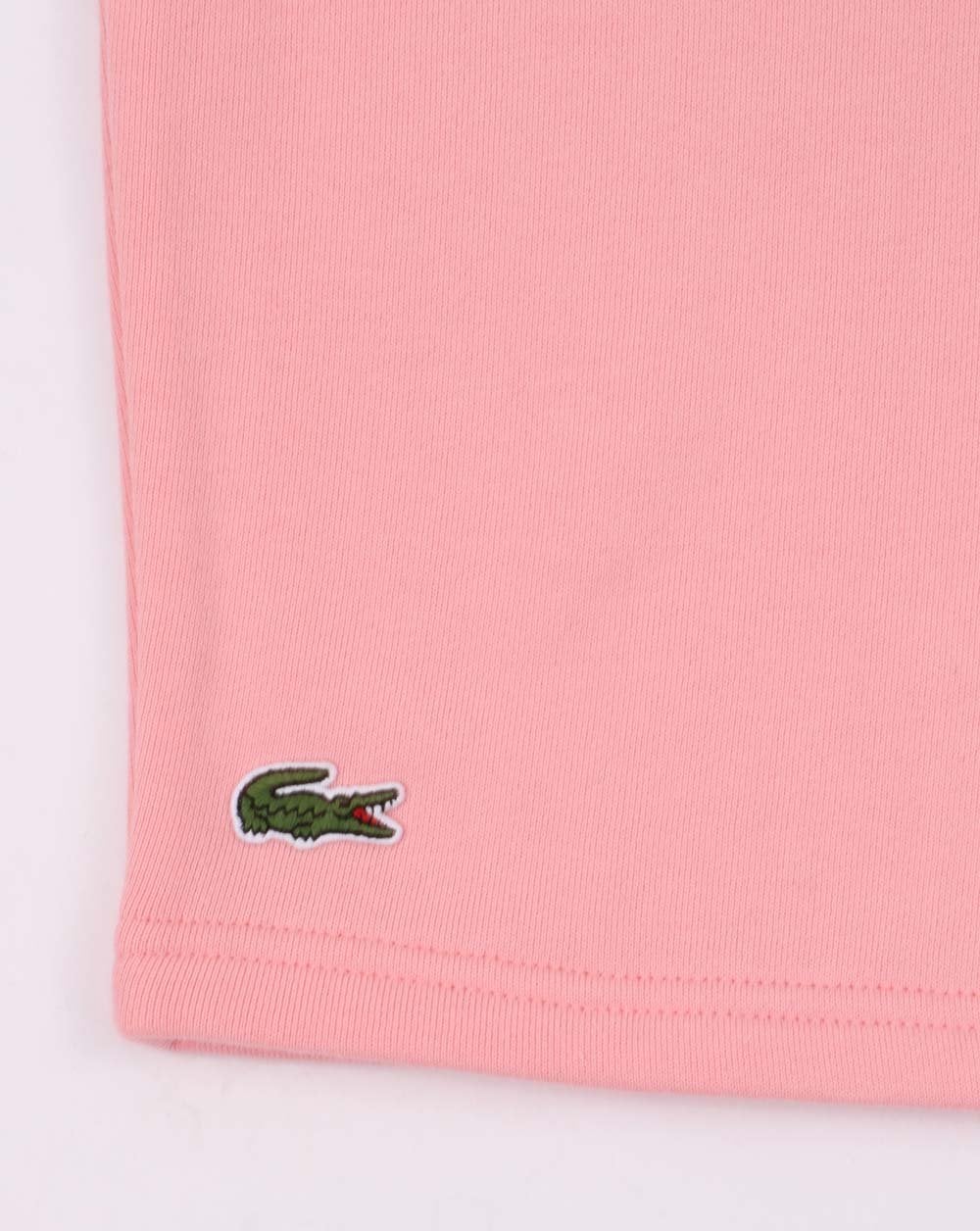 Lacoste Rear Pocket Fleece Shorts Pink - Image 2