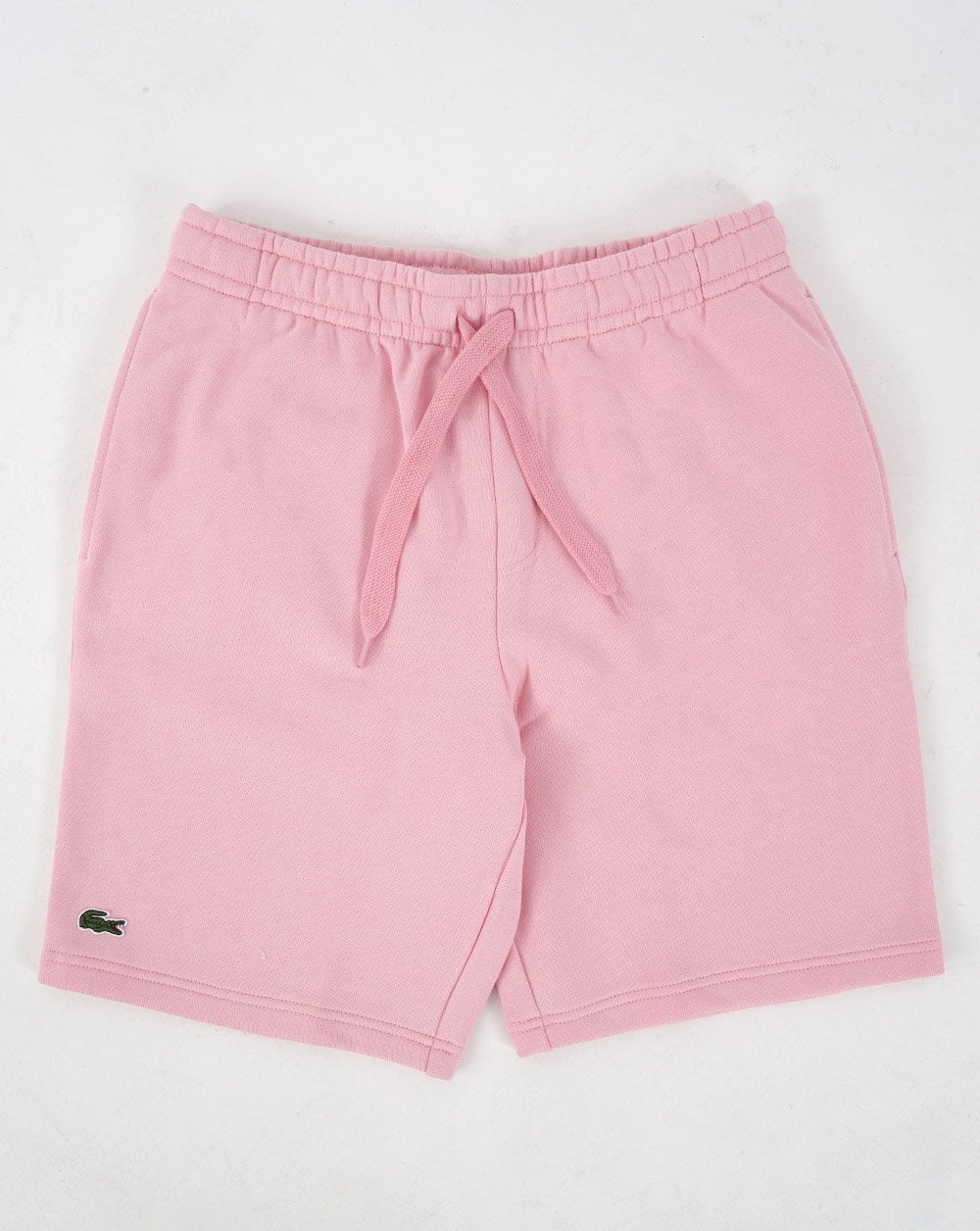 Lacoste Rear Pocket Fleece Shorts Pink