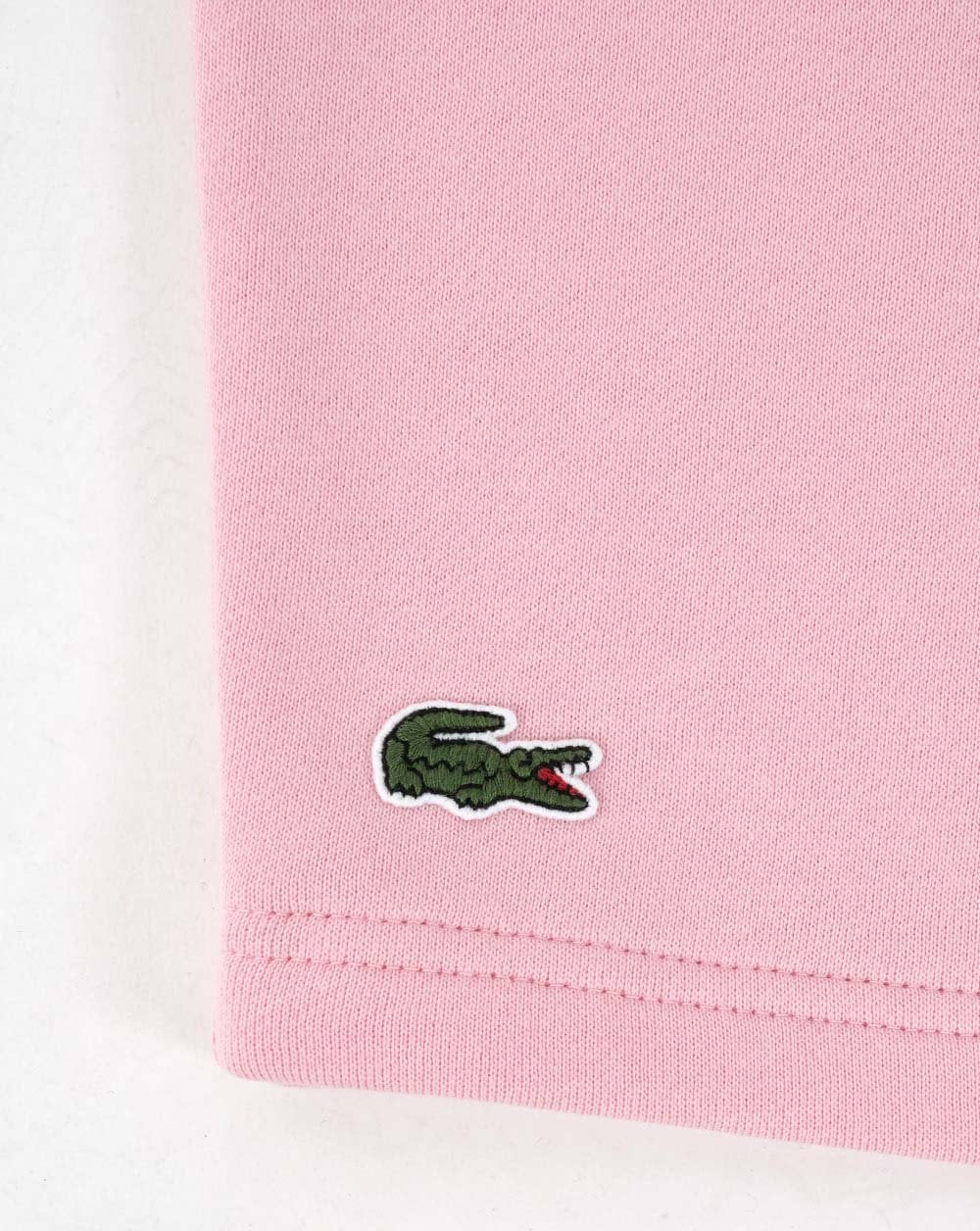 Lacoste Rear Pocket Fleece Shorts Pink - Image 2