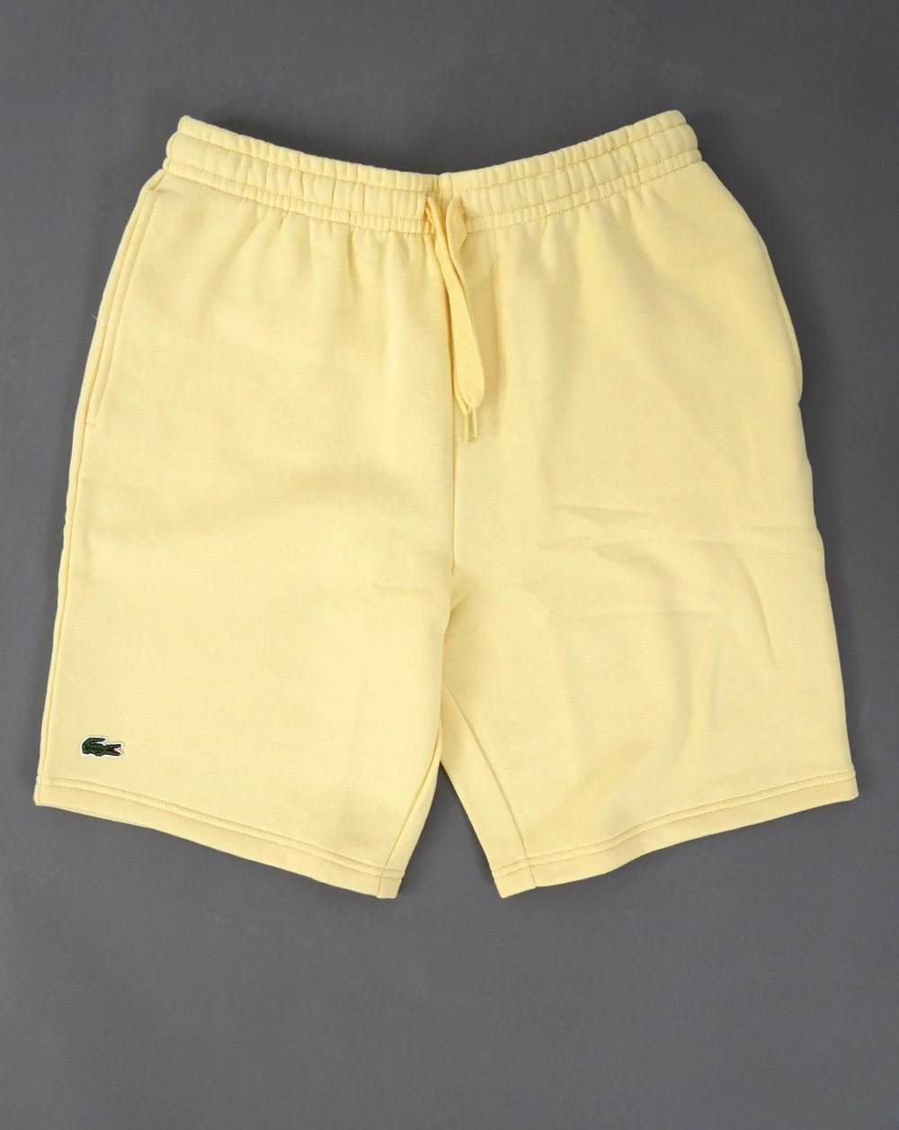 Lacoste Rear Pocket Fleece Shorts Yellow