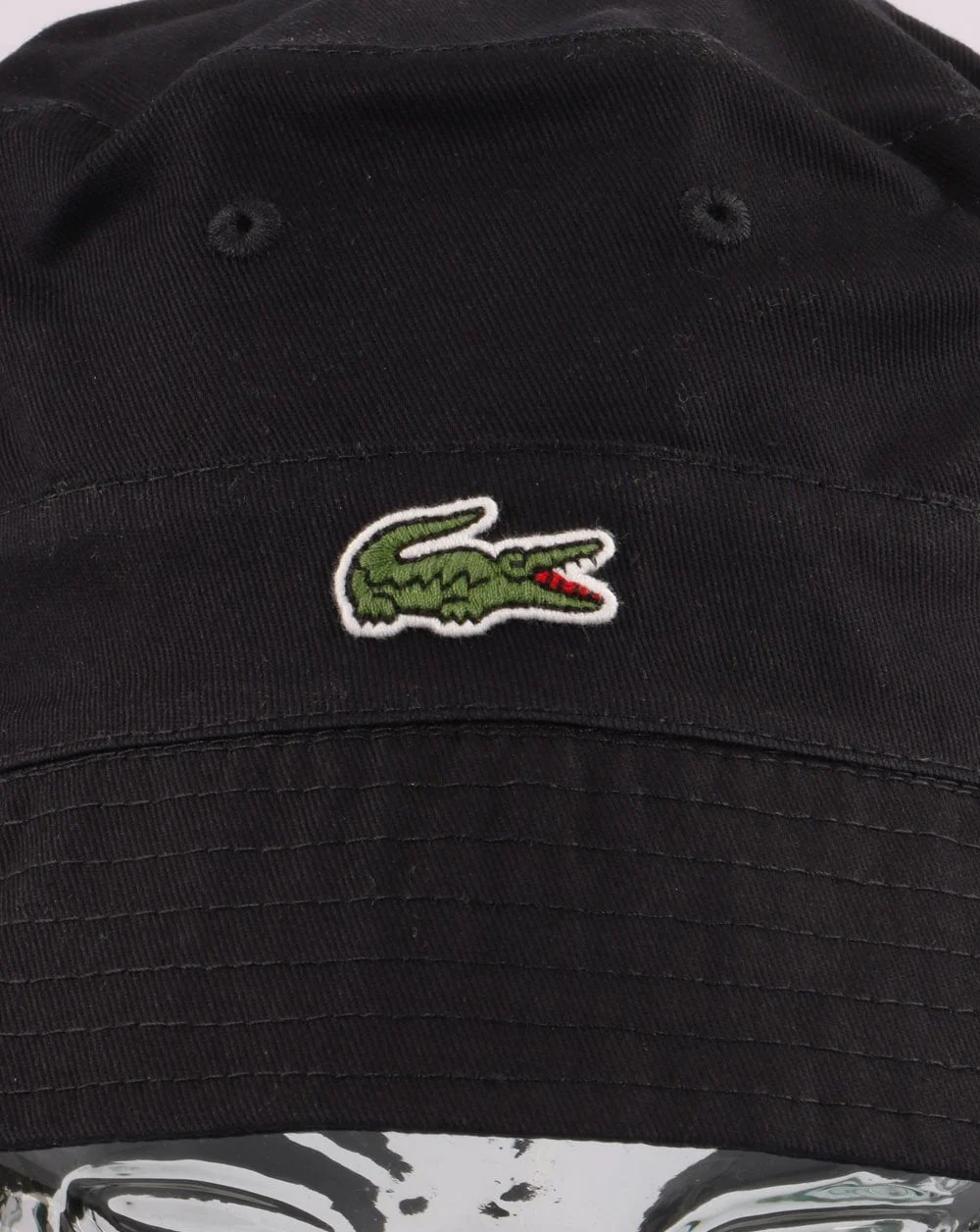 Lacoste Reversible Bucket Hat Dark Blue/Orange/Cream - Image 4