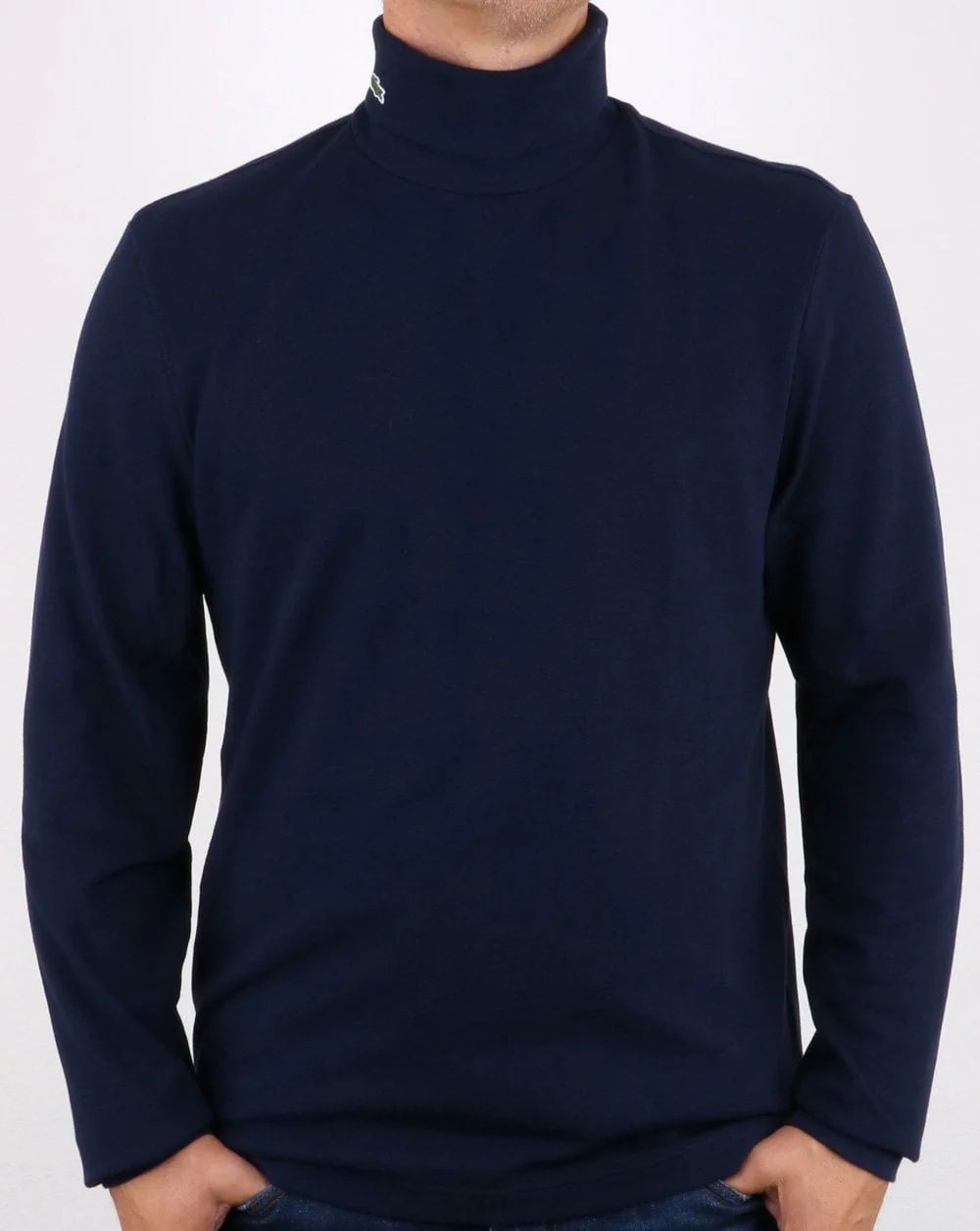 Lacoste Roll Neck Navy - Image 2