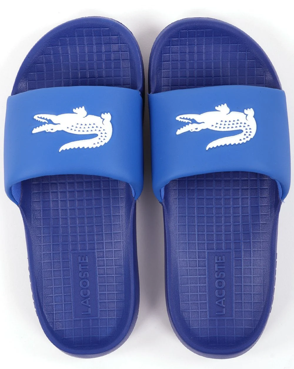 Lacoste Serve Slides Blue/White - Image 3