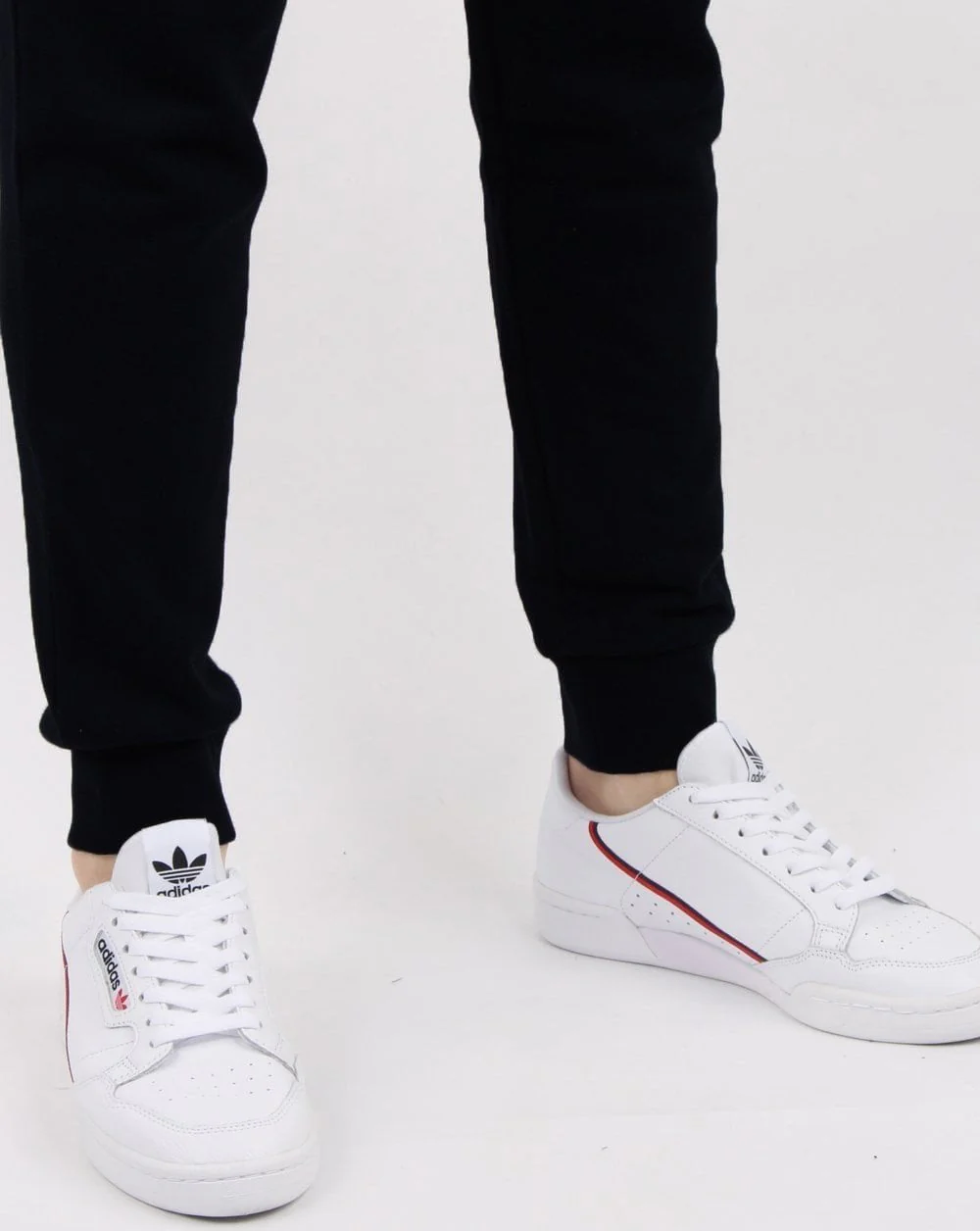 Lacoste Slim Cuffed Fleece Track Pant Black - Image 3