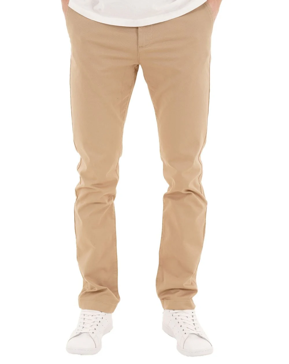 Lacoste Slim Fit Chino Pants Sand - Image 3