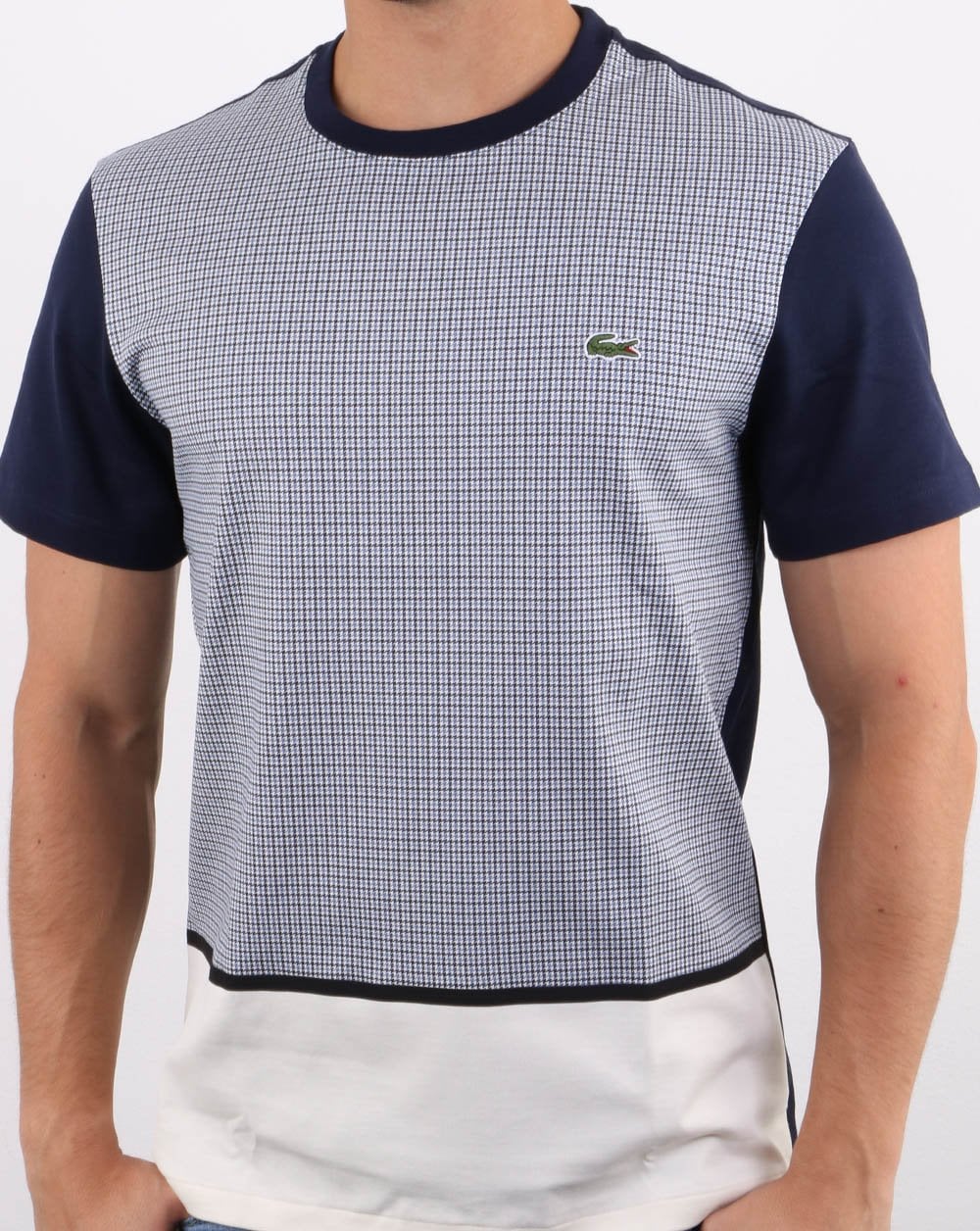 Lacoste Split T-shirt White/Navy