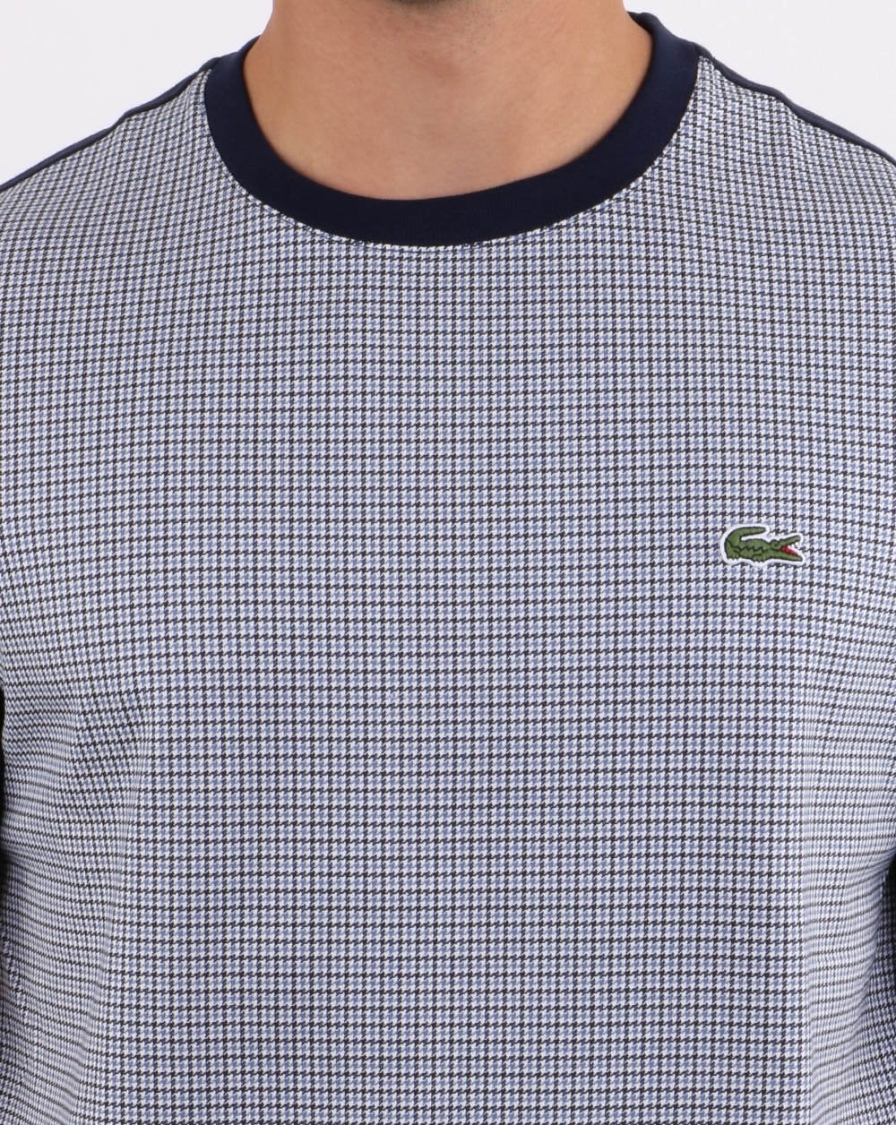 Lacoste Split T-shirt White/Navy - Image 2