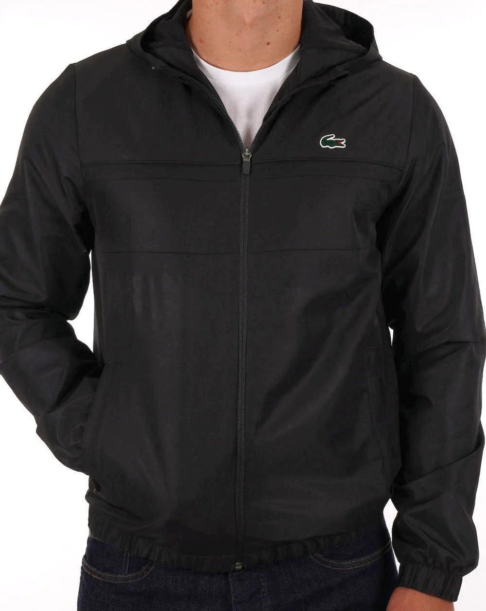 Lacoste Sport Hooded Jacket Black - Image 3