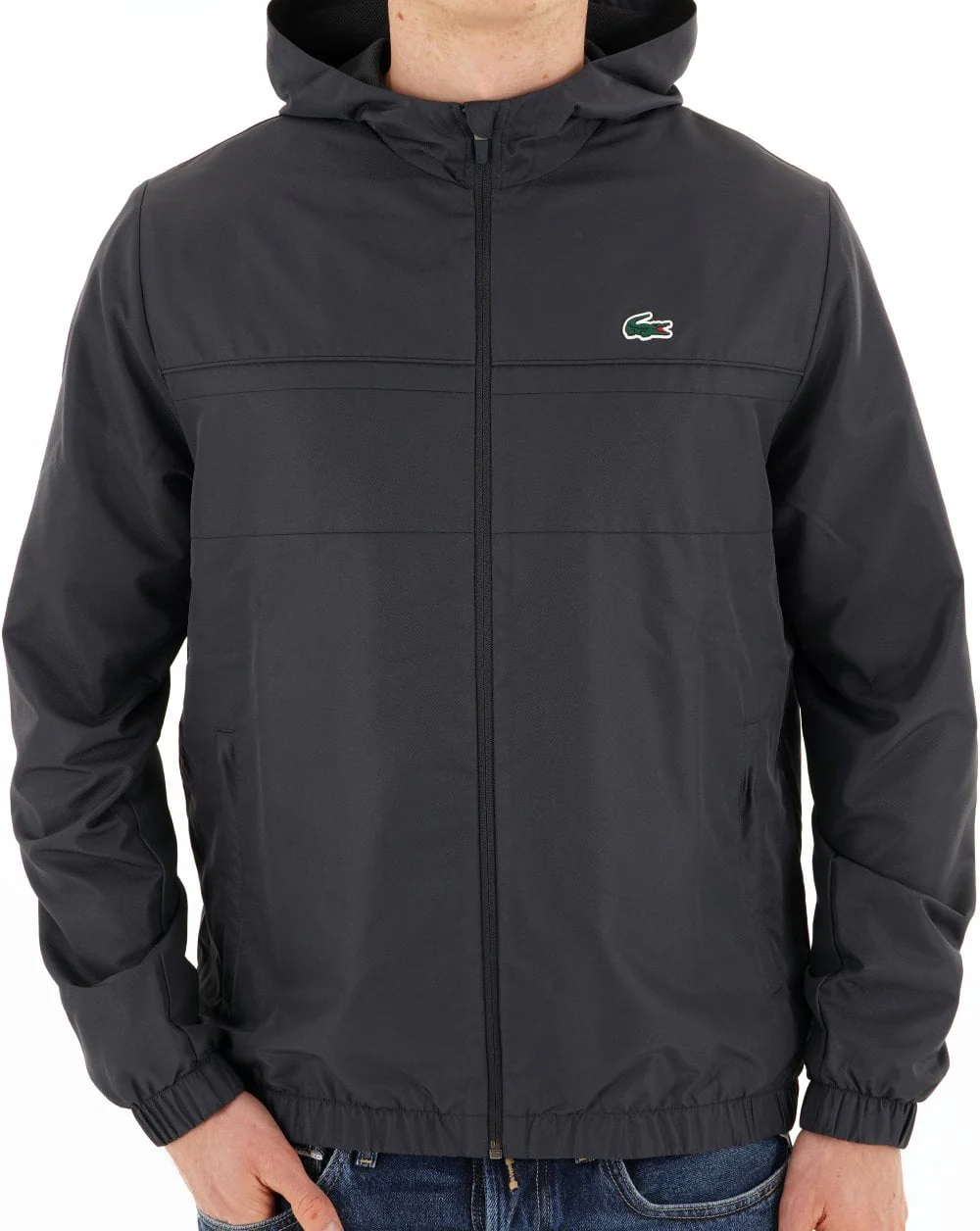 Lacoste Sport Hooded Jacket Graphite