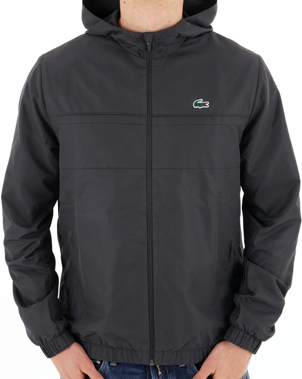 Lacoste Sport Hooded Jacket Graphite - Image 3