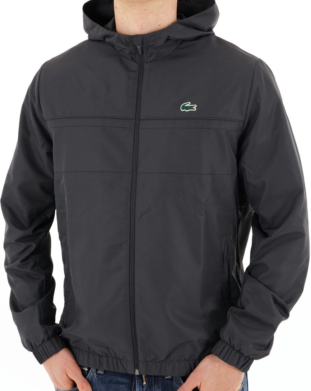 Lacoste Sport Hooded Jacket Graphite - Image 4
