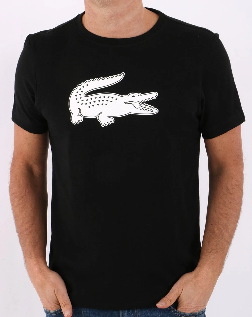 Lacoste Sport Logo T-shirt Black/White