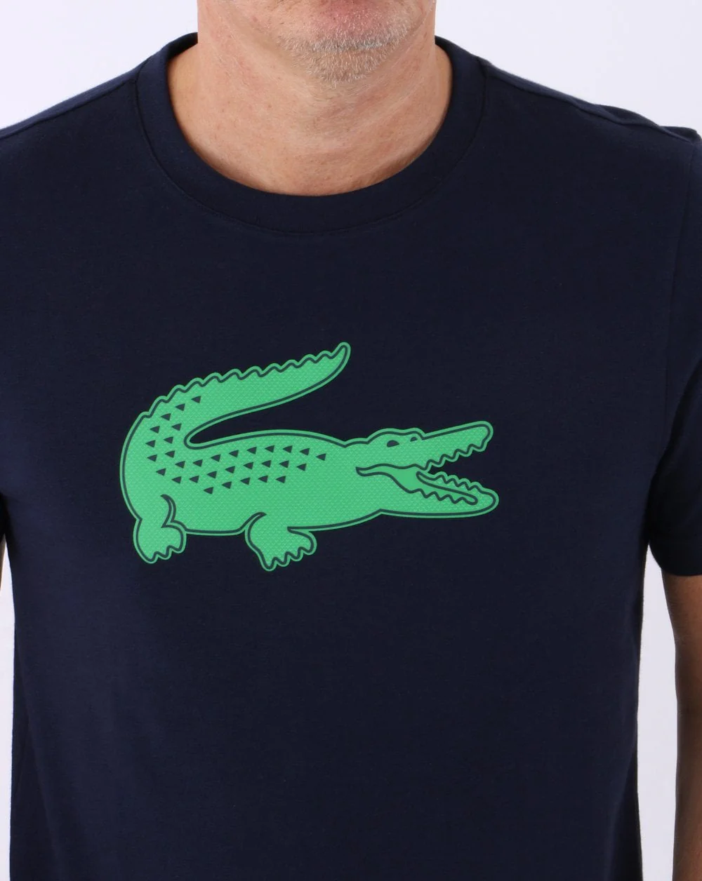 Lacoste Sport Logo T-shirt Navy/Green - Image 2