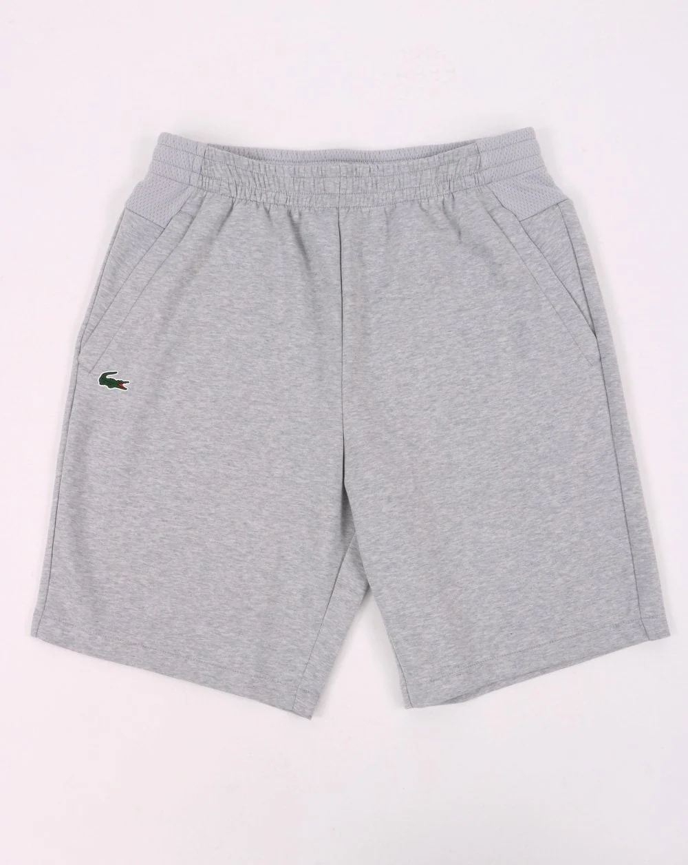 Lacoste Sport Mesh Panel Shorts Silver Chine/Grey