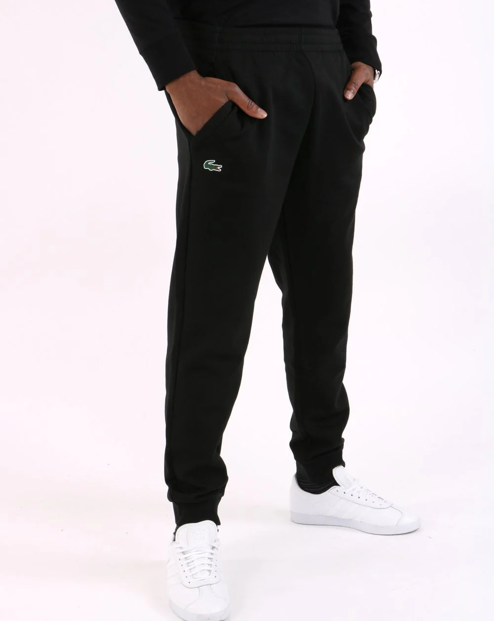 Lacoste Sport Mesh Panel Track Pants Black
