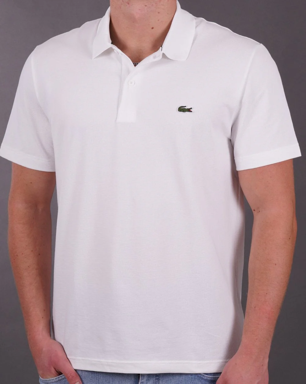 Lacoste Sport Polo Shirt White - Image 3