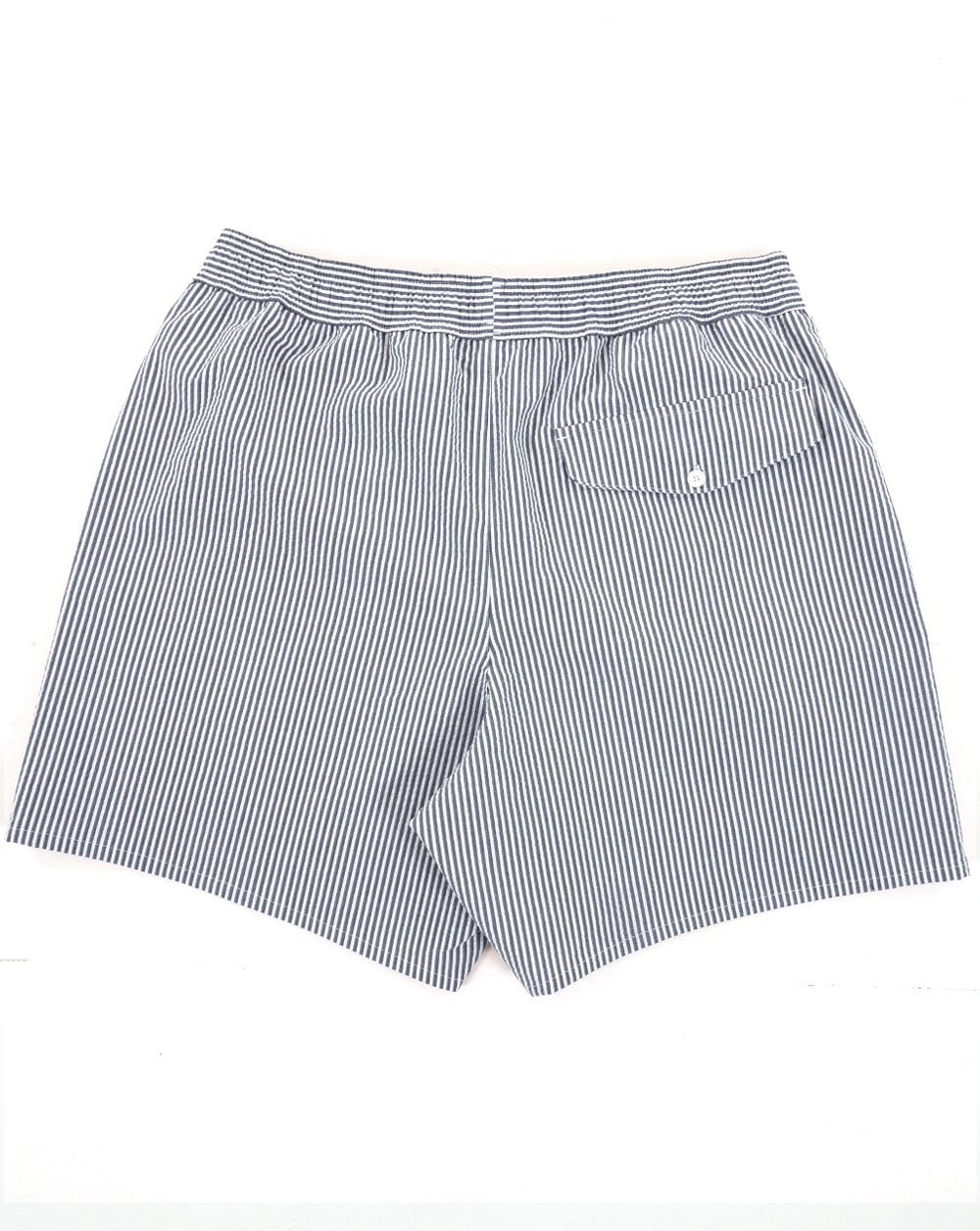 Lacoste Striped Textured Swim Shorts White/Falcon - Image 2