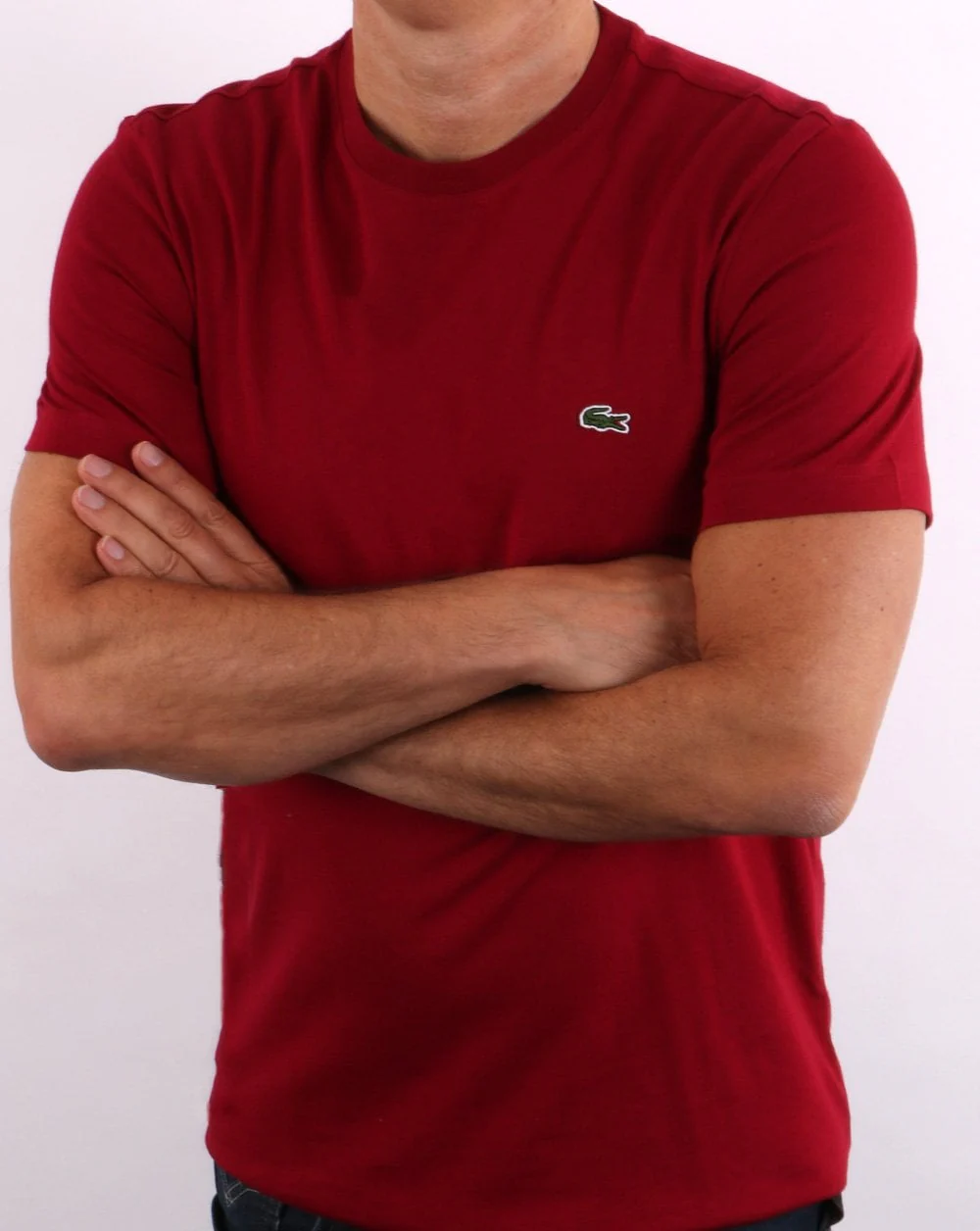 Lacoste T-shirt Bordeaux - Image 3