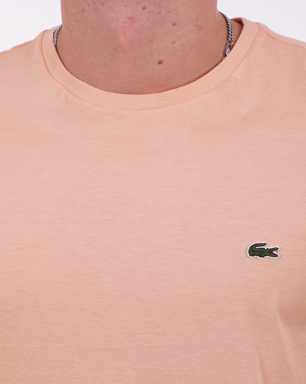 Lacoste T Shirt Peach - Image 2