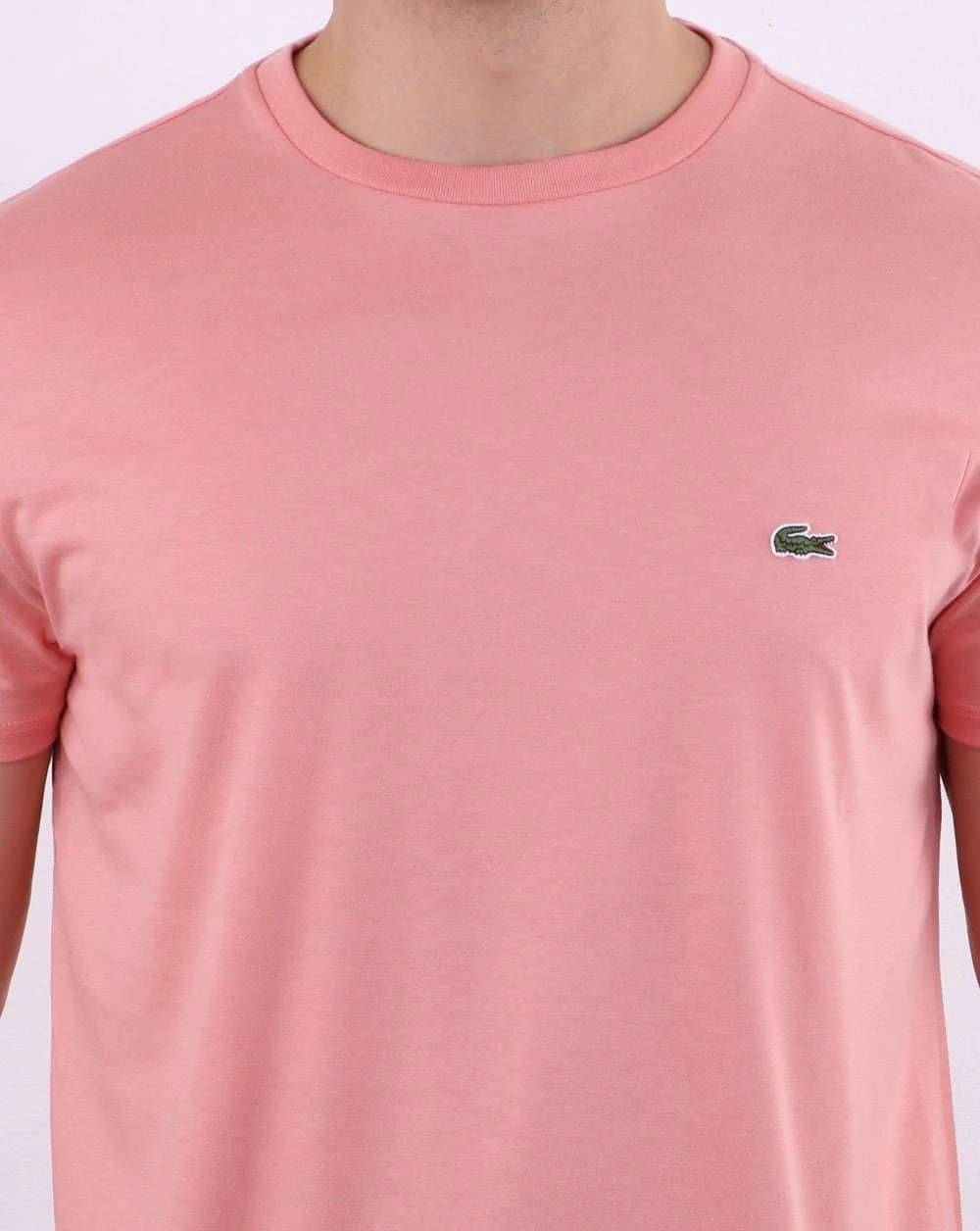 Lacoste T-shirt Salmon Pink - Image 4
