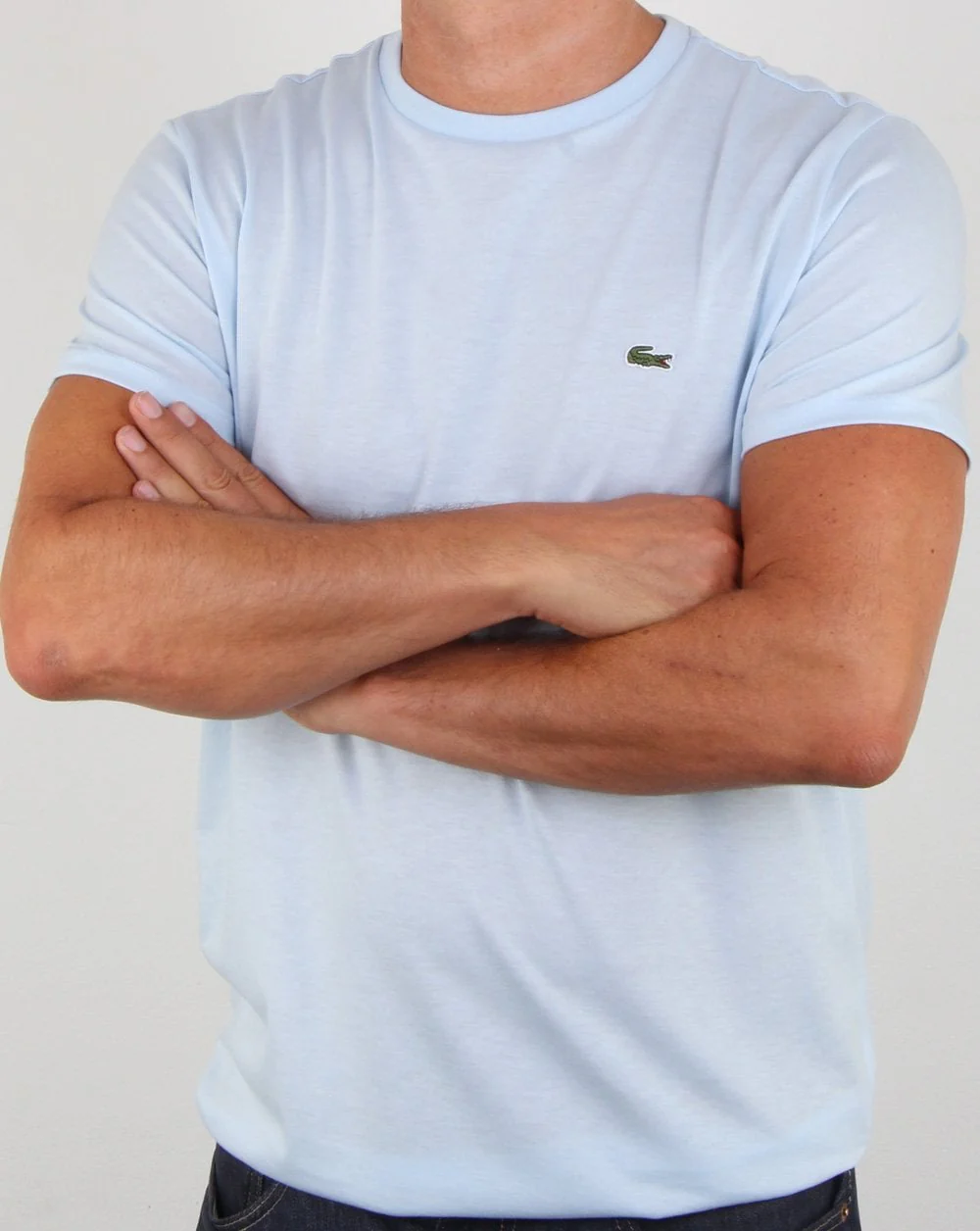 Lacoste T-shirt Sky Blue - Image 3