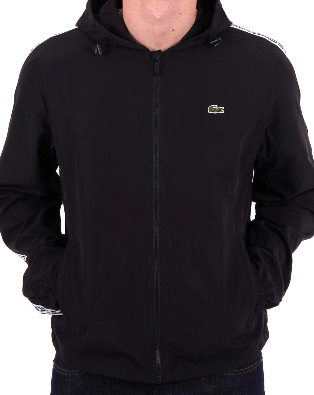 Lacoste Taping Jacket Black - Image 3