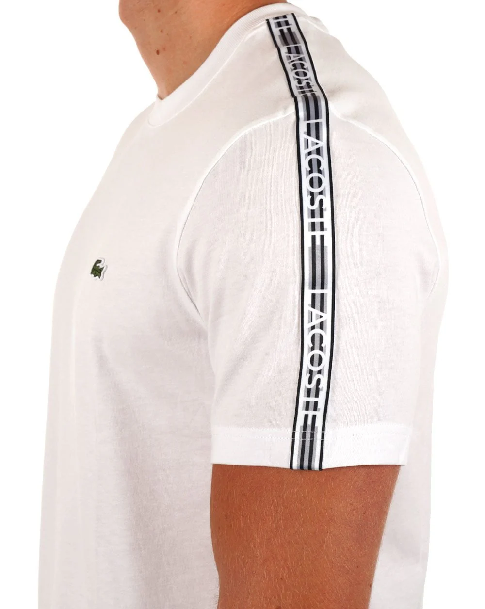Lacoste Taping T-shirt White - Image 2