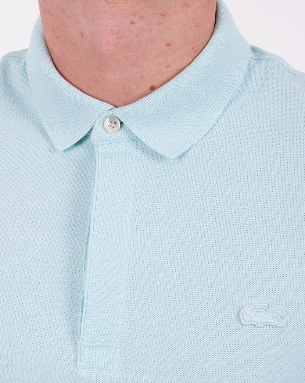 Lacoste Tonal Paris Polo Shirt Pastille Mint - Image 2