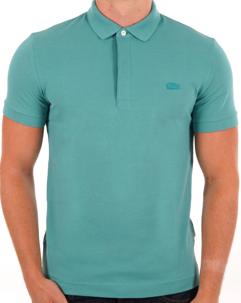 Lacoste Tonal Polo Shirt Ocean
