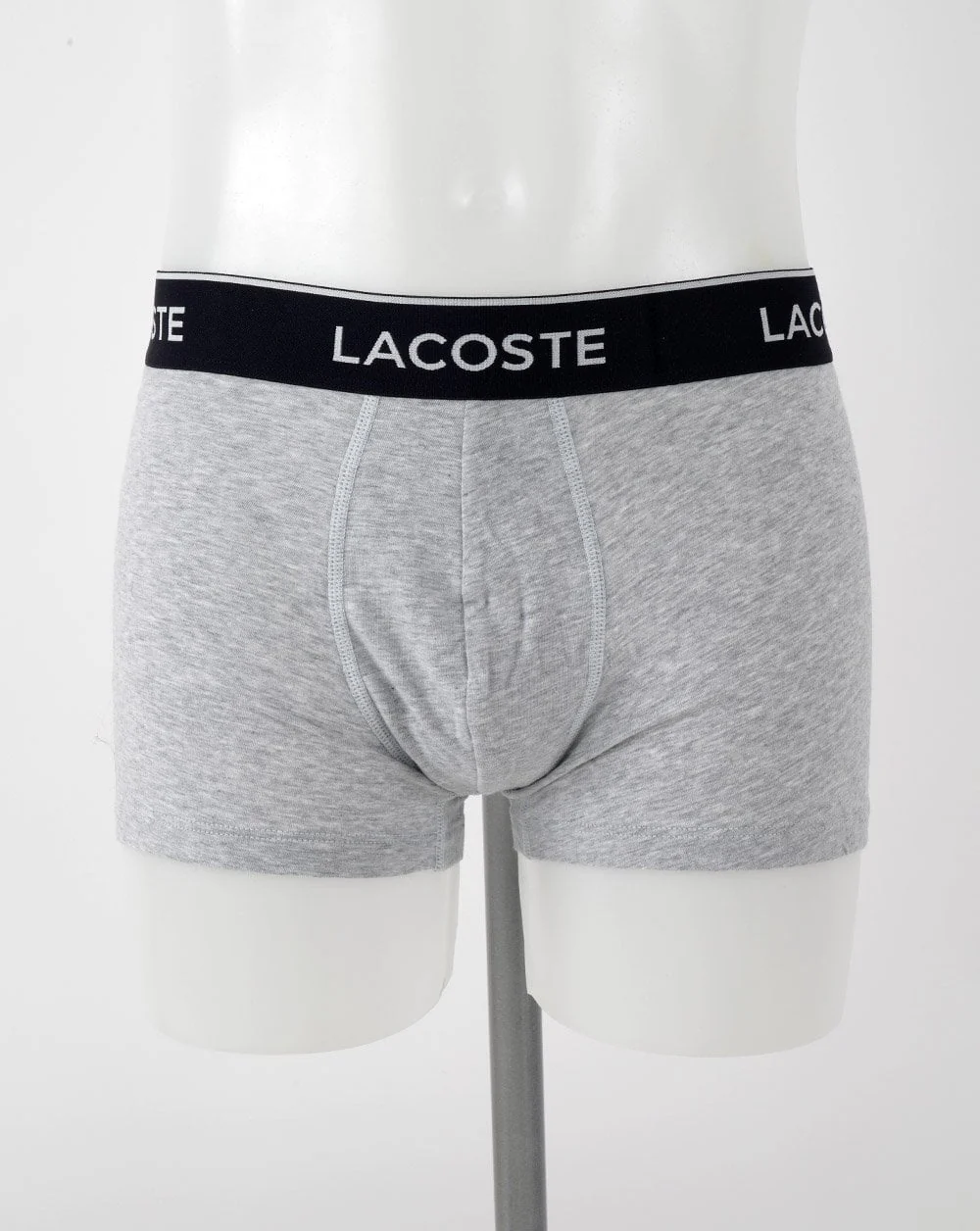 Lacoste Triple Pack Boxers Sky Blue/Grey/French Blue - Image 4